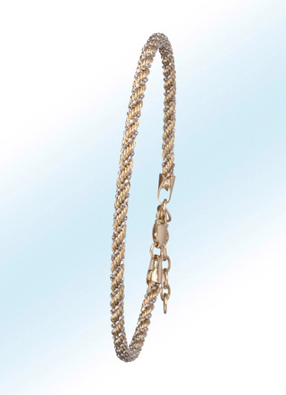 Kordel-Armband in Bicolor
