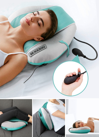 Shiatsu-Massagekissen mit Vibration und Wärme