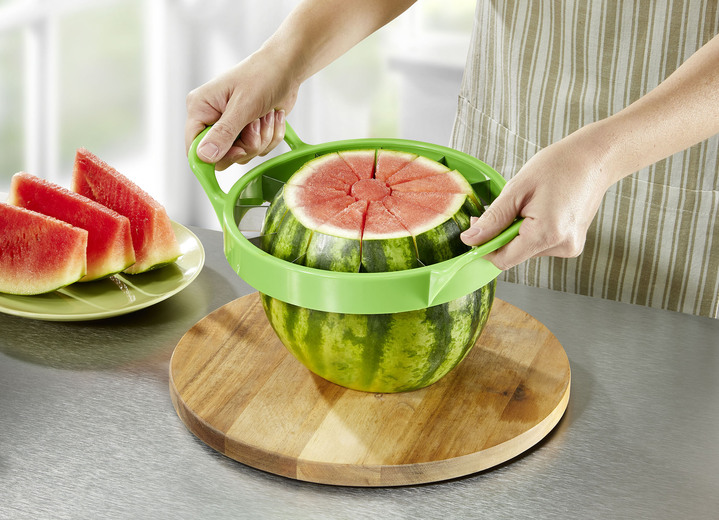 - Melonenschneider für eine Melonenhälfte, in Farbe GRÜN Ansicht 1
