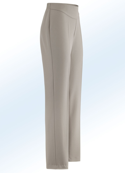 Hosen - Hose in eleganter Schnittführung, in Größe 018 bis 235, in Farbe TAUPE Ansicht 1