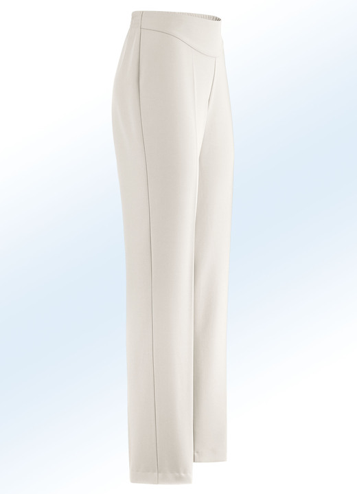 Hosen - Hose in eleganter Schnittführung, in Größe 018 bis 235, in Farbe HELLBEIGE Ansicht 1