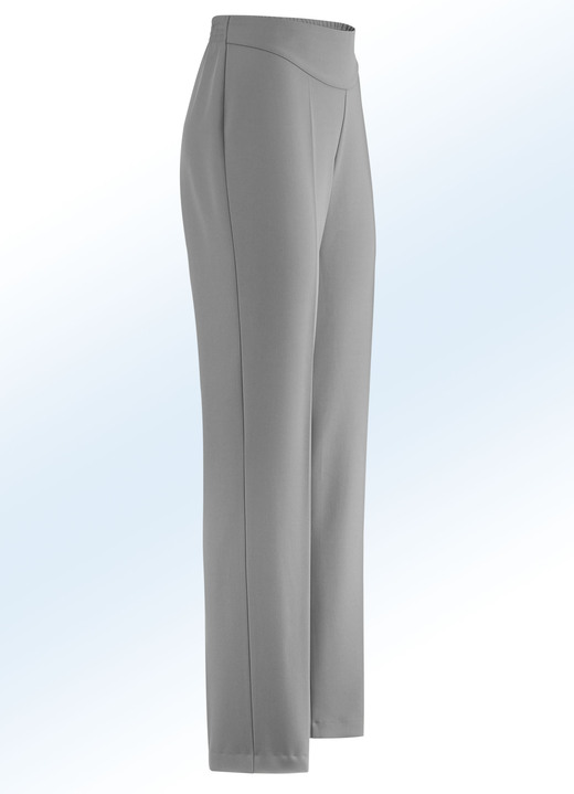 Hosen - Hose in eleganter Schnittführung, in Größe 018 bis 235, in Farbe MITTELGRAU Ansicht 1