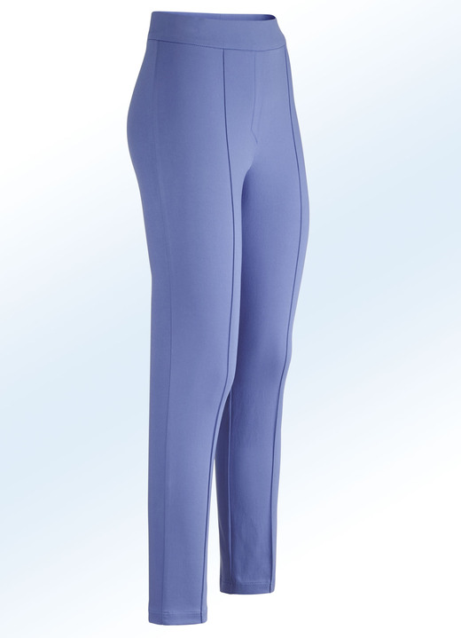 Hosen in Schlupfform - Soft-Stretch-Hose, in Größe 017 bis 052, in Farbe AZURBLAU Ansicht 1