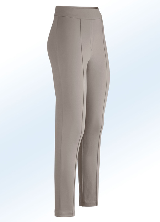 Hosen - Soft-Stretch-Hose, in Größe 017 bis 052, in Farbe TAUPE Ansicht 1