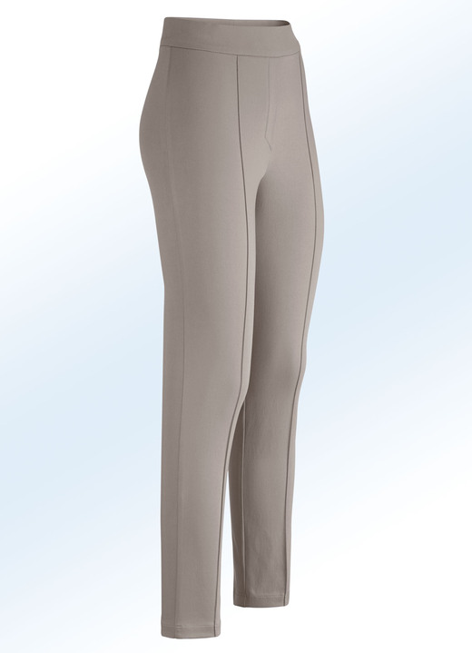 Hosen in Schlupfform - Soft-Stretch-Hose, in Größe 017 bis 052, in Farbe TAUPE Ansicht 1