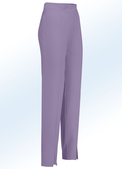 Hosen - Hose mit angesagten Beinschlitzen, in Größe 018 bis 235, in Farbe AMETHYST Ansicht 1