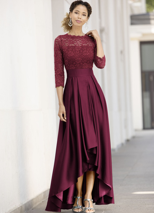 Abendkleider - Wunderschönes Kleid mit Spitze Abendkleider - Wunderschönes Kleid mit Spitze, in Größe 036 bis 050, in Farbe BORDEAUX