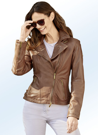 Lederkurzjacke von „Cabrini“
