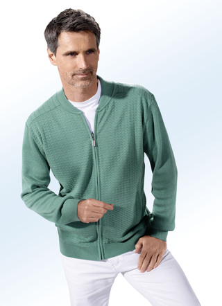 Jacke mit durchgehendem Reißverschluss