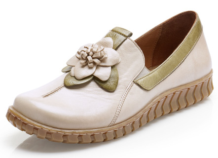 Gemini Slipper mit Lederblüte
