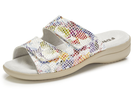Pantolette in effektvollem Design