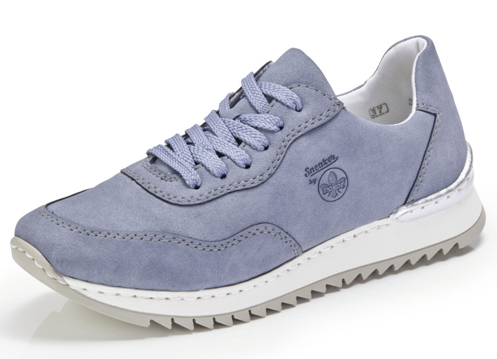 Rieker - Rieker Sneaker mit Schnürung, in Größe 036 bis 040, in Farbe JEANSBLAU Ansicht 1