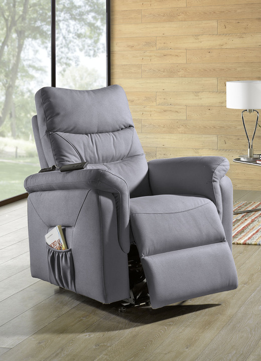 TV-Sessel / Relax-Sessel - Relax-Sessel mit Aufstehhilfe, in Farbe ANTIKGRAU, in Ausführung Ohne Massagefunktion Ansicht 1