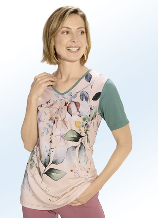 Shirt mit V-Ausschnitt