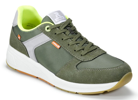 Schnür-Sneaker aus Veloursleder