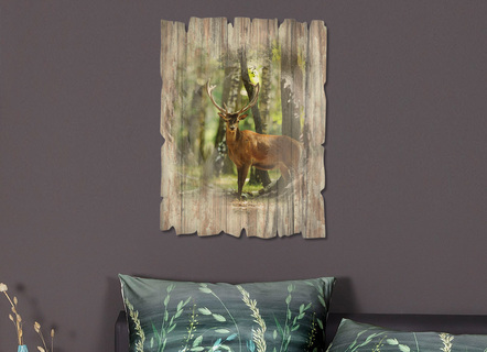 Holzbild im Vintage Charakter