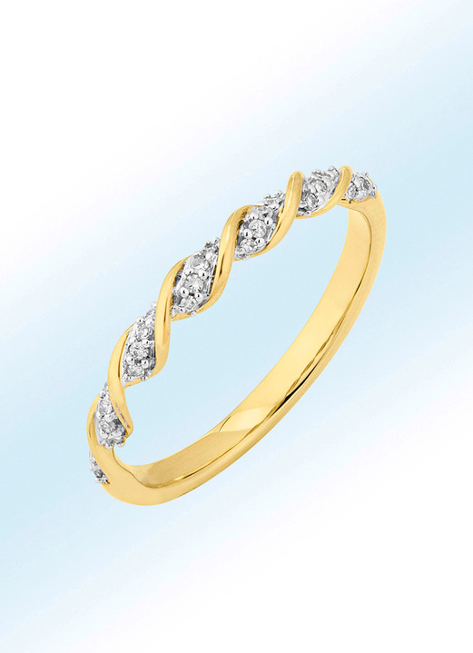 Ringe - Damenring mit 26 Diamanten, in Größe 160 bis 220, in Farbe  Ansicht 1