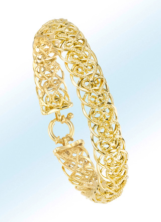 Armband mit Unendlichkeits-Symbol und Struktur