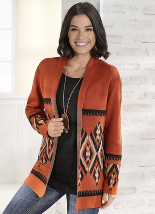 Strickjacke mit Glitzereffekt