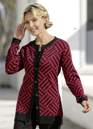 Strickjacke mit Schurwolle