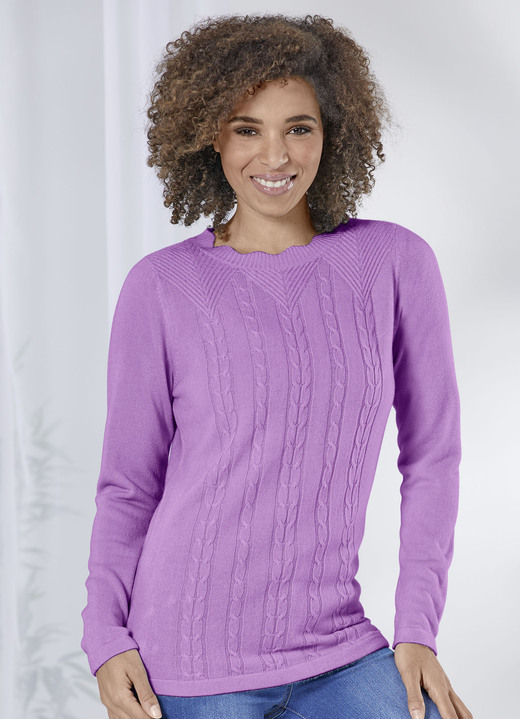 Basics - Pullover in sehr weicher Qualität, in Größe 038 bis 054, in Farbe KROKUS Ansicht 1