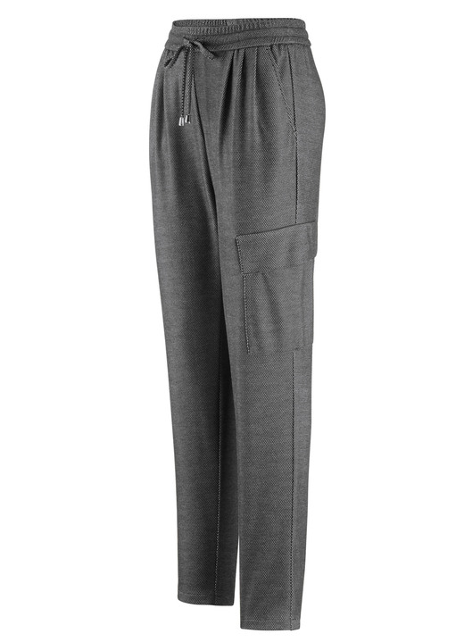 Damenmode - Jerseyhose im topaktuellen Joggpant-Style, in Größe 018 bis 054, in Farbe ANTHRAZIT Ansicht 1