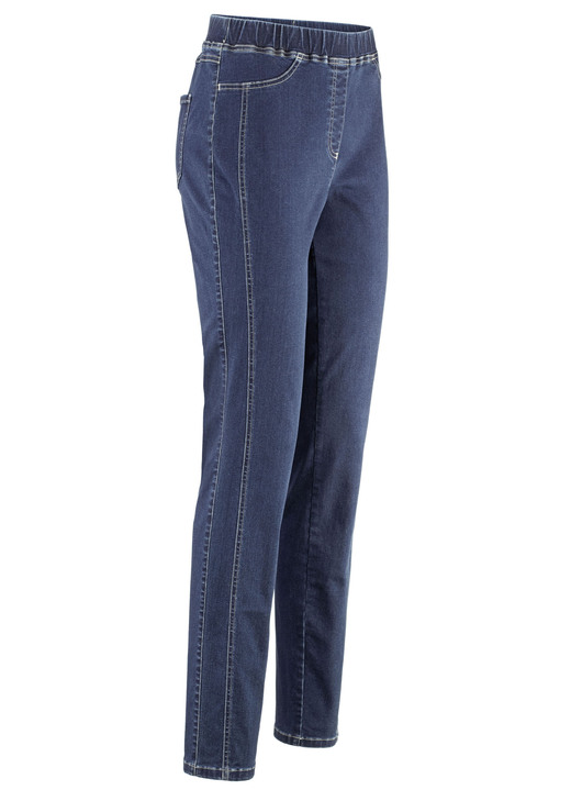 Jeans - Jeans in komfortabler Schlupfform, in Größe 018 bis 245, in Farbe JEANSBLAU Ansicht 1