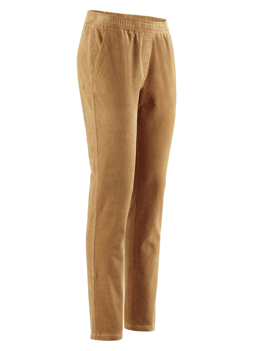 Hosen in Schlupfform - Cordhose in Schlupfform, in Größe 018 bis 052, in Farbe CAMEL Ansicht 1