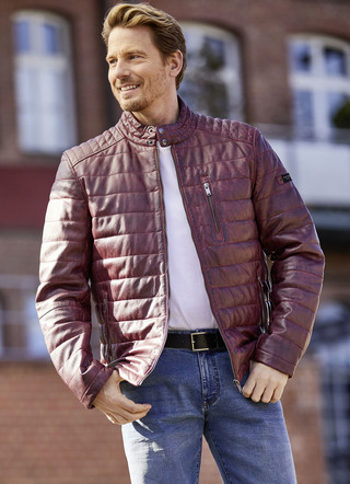 Lederkurzjacke von „Cabrini“ in 3 Farben