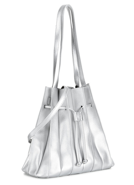 - Collezione Alessandro Tasche in toller Plissee-Verarbeitung, in Farbe SILBER Ansicht 1