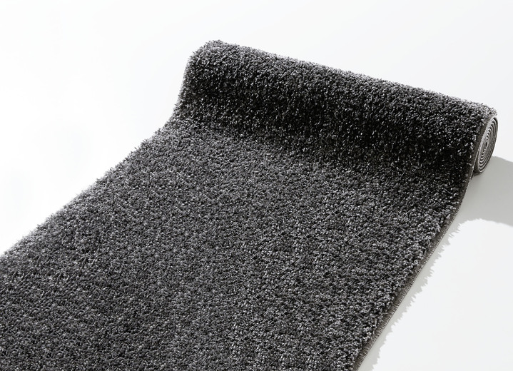 Läufer & Stufenmatten - Strapazierfähige Läufer nach Maß, in Größe 101 (Läufer, 60 cm breit) bis 104 (Läufer, 80 cm breit), in Farbe ANTHRAZIT Ansicht 1