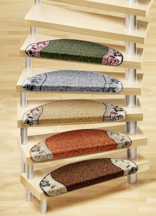 Läufer & Stufenmatten - Hübsche Stufenmatten, in Größe 151 (Stufenmatten, 2er-Pack) bis 325 (Stufenmatten, 15er-Pack), in Farbe BRAUN