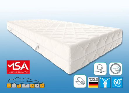 7-Zonen-Taschenfederkern-Matratze von MSA