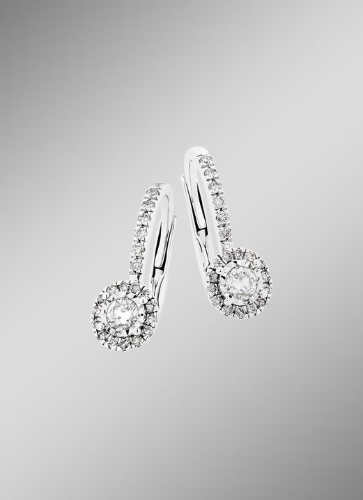 Ohrschmuck - Edle Ohrringe mit Brillanten und Diamanten, in Farbe  Ansicht 1