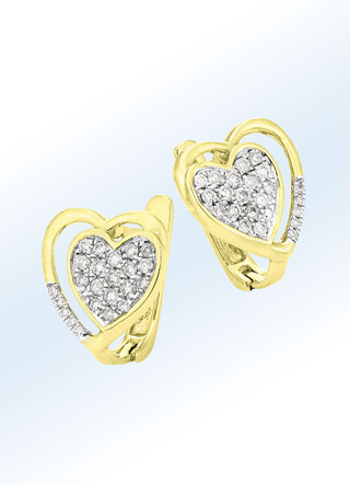 Romantische Garnitur mit Brillanten und Diamanten
