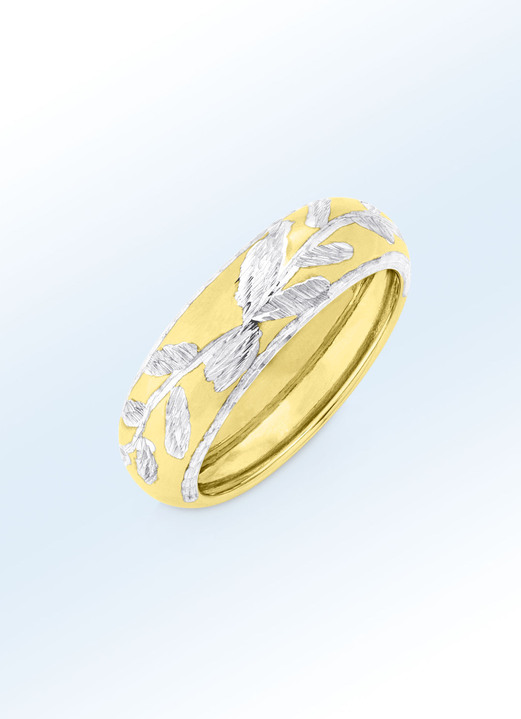 Ringe - Diamantierter Damenring in Bicolor, in Größe 160 bis 220, in Farbe  Ansicht 1