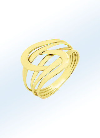 Durchbrochener Damenring aus Gold