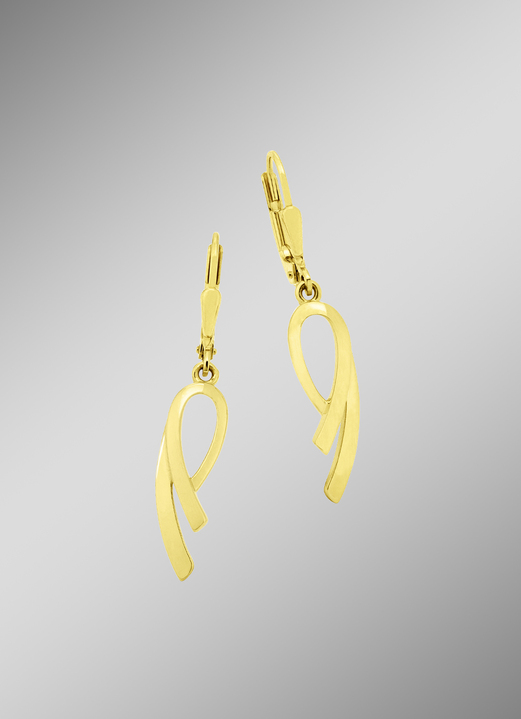 Ohrschmuck - Durchbrochene Ohrringe aus Gold, in Farbe  Ansicht 1