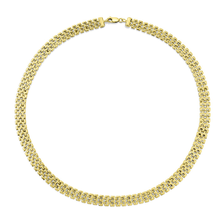 Halsketten - 5-reihige Garnitur in schwerer, hochwertiger Ausführung, in Farbe , in Ausführung Halskette, 45 cm lang Ansicht 1