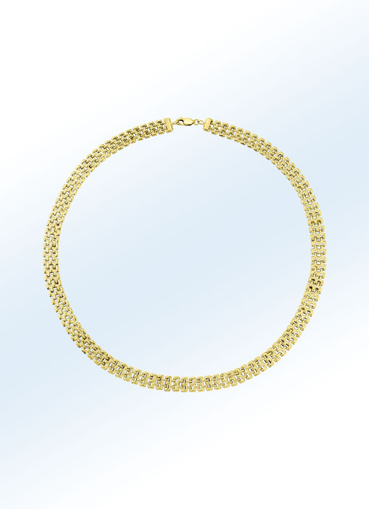 - Halskette oder Armband im Backstein-Design, in Farbe , in Ausführung Halskette, 45 cm lang Ansicht 1