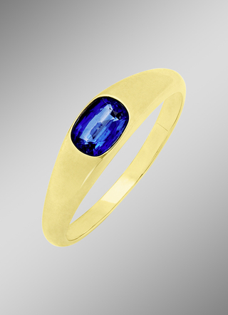 Herrenring mit echt Kyanit