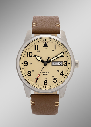 "Para" Quartz-Herrenuhr in Flieger-Optik