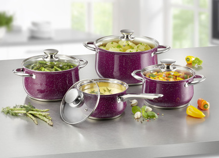 Topf-Set, 8-teilig, zum Hammerpreis