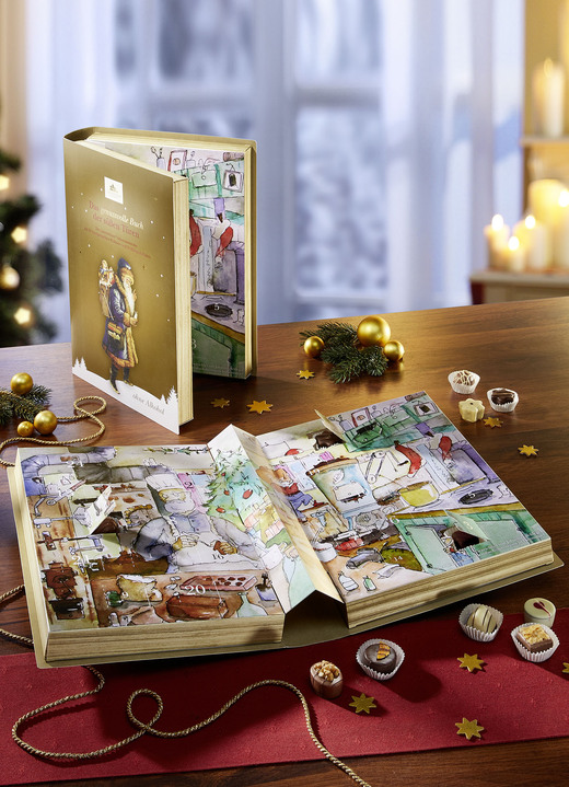 - Adventskalender Buch, in Farbe GOLD