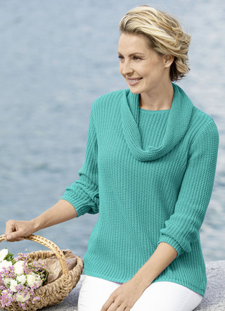 Pullover in Perlfang