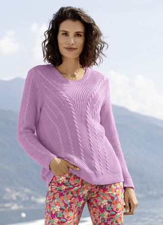 Pullover in Perlfang