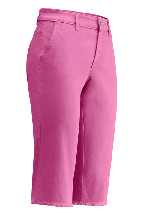 Hosen mit Knopf- und Reißverschluss - Magic-Jeans-Bermudas, in Größe 034 bis 050, in Farbe PINK Ansicht 1