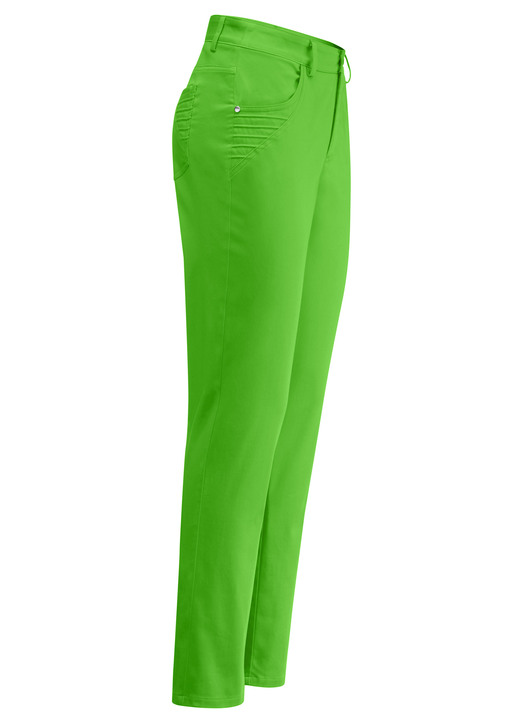 Hosen - Hose mit platzierten Biesen, in Größe 018 bis 052, in Farbe GRÜN Ansicht 1