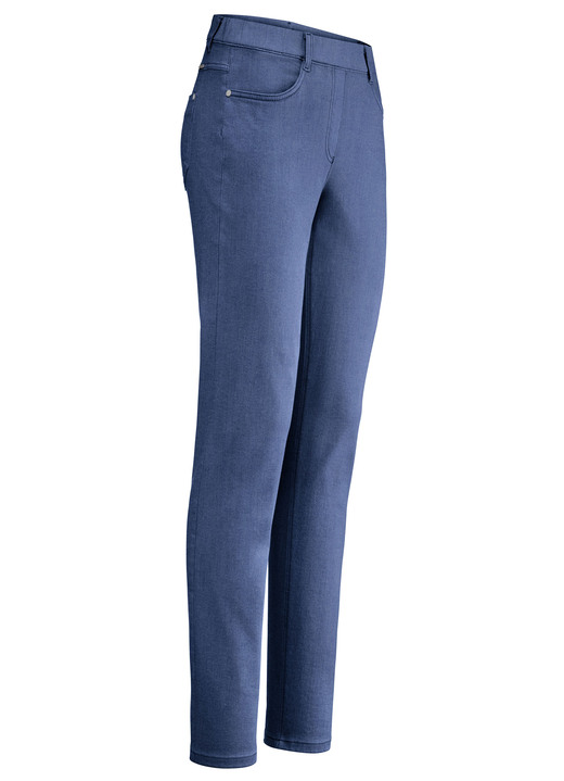 Hosen in Schlupfform - Magic-Jeans mit hohem Stretchanteil, in Größe 017 bis 054, in Farbe JEANSBLAU Ansicht 1