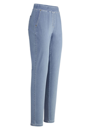 Bauchweg-Jeans in Schlupfform